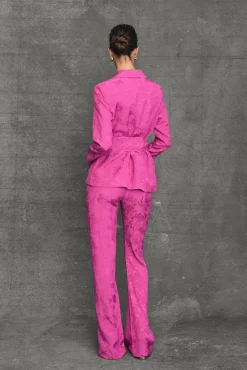 Store Blazer Chelsea Fuchsia Remise Des Diplômes|Communions Ou Baptêmes