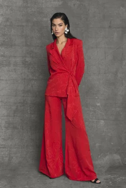 Shop Blazer Fluide Brighton Rouge Remise Des Diplômes|Communions Ou Baptêmes