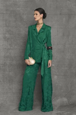Flash Sale Blazer Fluide Brighton Verte Remise Des Diplômes|Communions Ou Baptêmes
