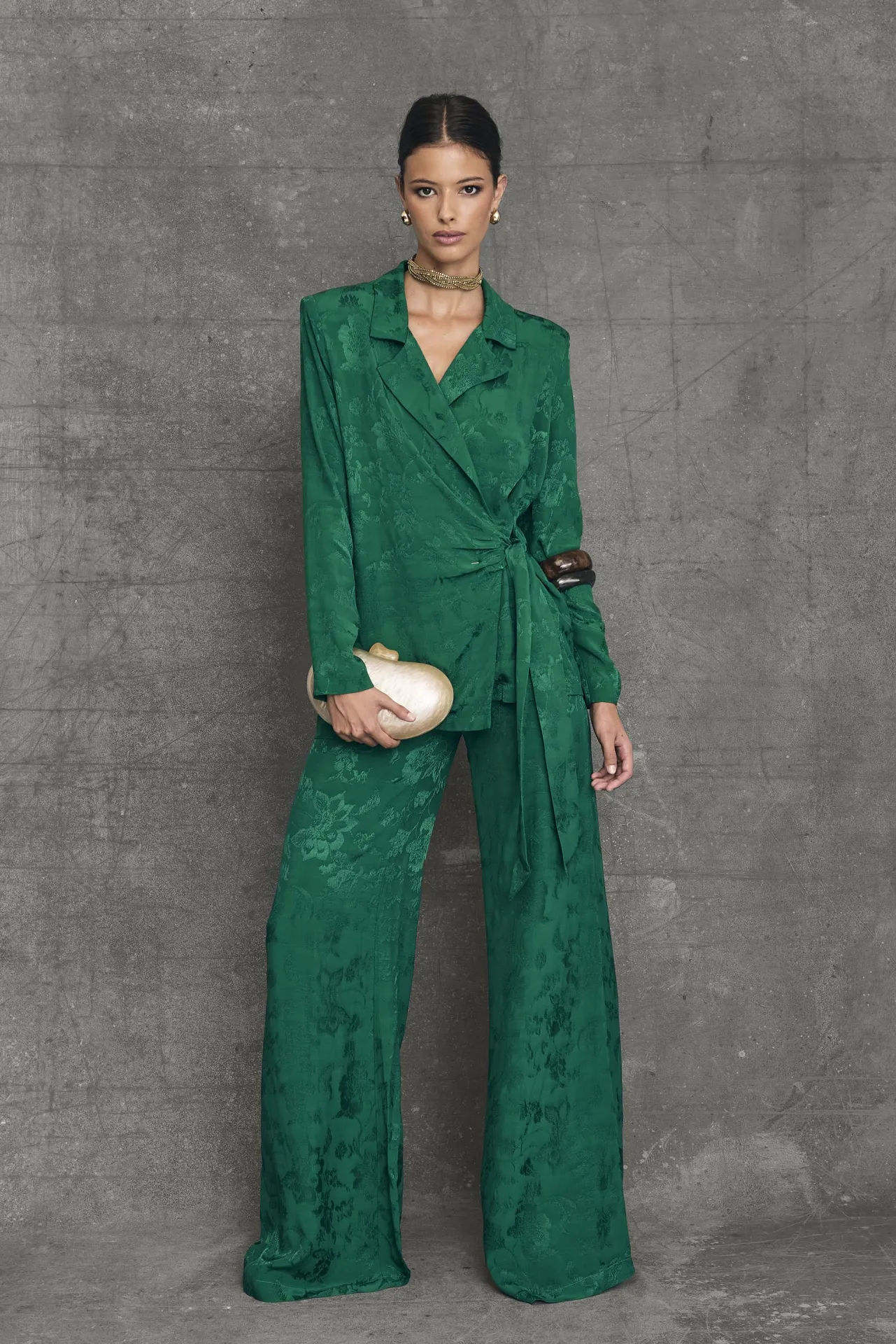 Flash Sale Blazer Fluide Brighton Verte Remise Des Diplômes|Communions Ou Baptêmes