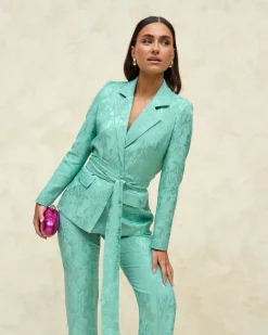 Clearance Blazer Kate Vert Menthe Outlet|Remise Des Diplômes