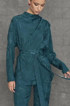 Discount Blouse Chelsea Bleu Pétrole Remise Des Diplômes|Communions Ou Baptêmes