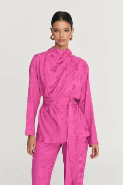 Discount Blouse Chelsea Fuchsia Remise Des Diplômes|Communions Ou Baptêmes