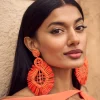 Clearance Boucle d'oreille orange Palma Manizales Bijoux