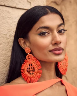 Clearance Boucle d'oreille orange Palma Manizales Bijoux
