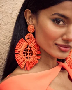 Clearance Boucle d'oreille orange Palma Manizales Bijoux