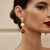 Clearance Boucles d'oreilles Bougainvilliers du Nil Invité Mariage|Soirée
