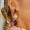 Cheap Boucles d'oreilles Catalina Buganvilla Bijoux