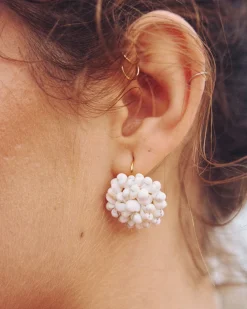 New Boucles d'oreilles fleur de calla blanche Bijoux|MariÉe