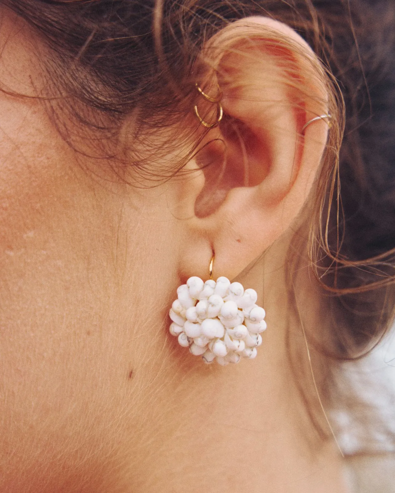 New Boucles d'oreilles fleur de calla blanche Bijoux|MariÉe