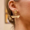 Best Boucles d'oreilles libellule verte Bijoux