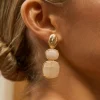 Sale Boucles D'oreilles Pierre Blanche Bijoux|MariÉe