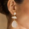 Outlet Boucles d'oreilles Serpent Blanc Bijoux|MariÉe