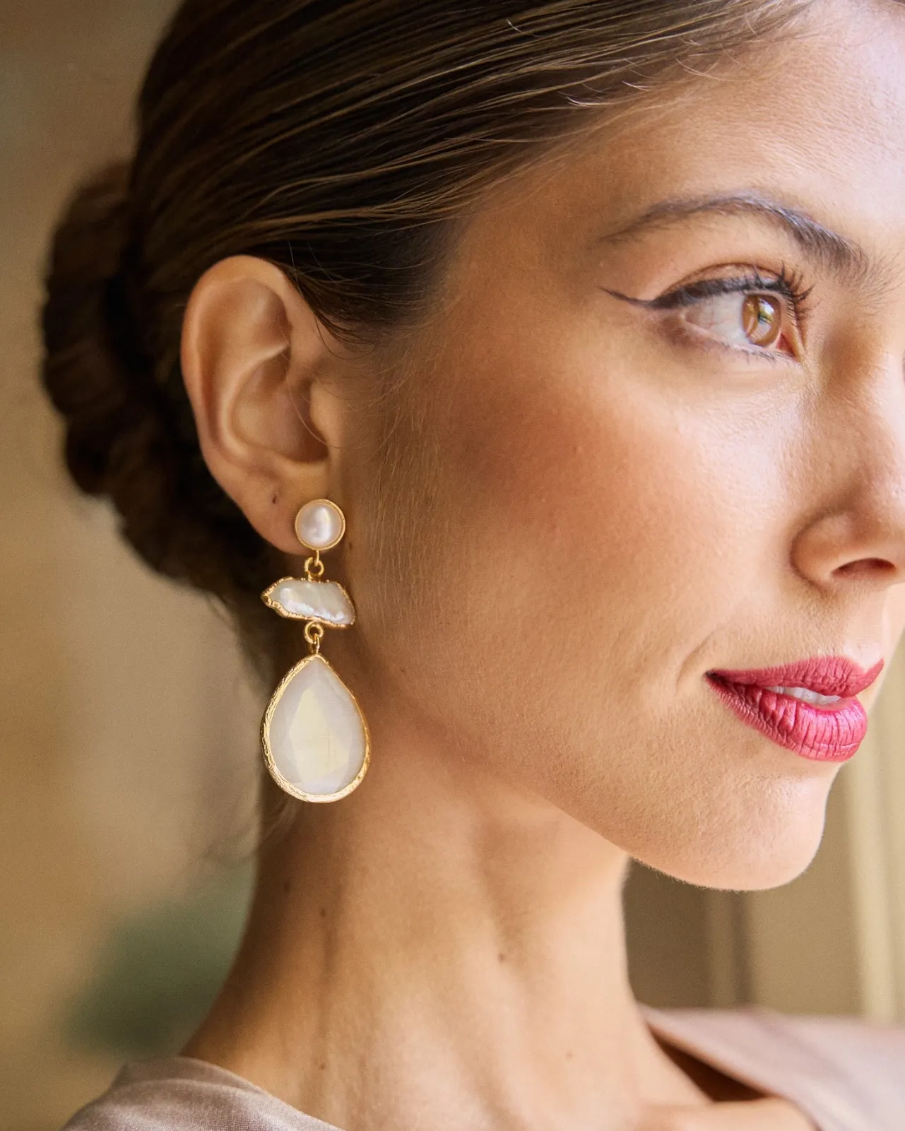 Outlet Boucles d'oreilles Serpent Blanc Bijoux|MariÉe