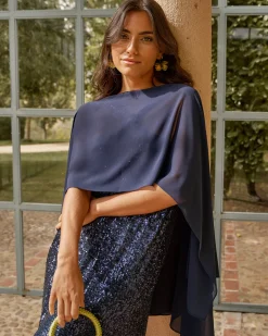 Flash Sale Cape de gala rouge Plus D'accessoires|Capes Et Châles