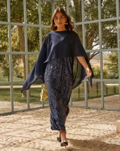 Flash Sale Cape de gala rouge Plus D'accessoires|Capes Et Châles