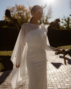 Cheap Cape Gala blanche Communions Ou Baptêmes|Mariée