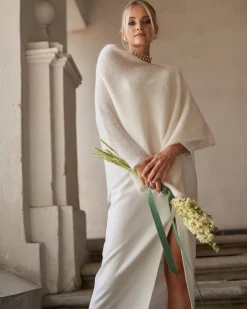 Cheap Cape Mohair Blanche Communions Ou Baptêmes|MariÉe
