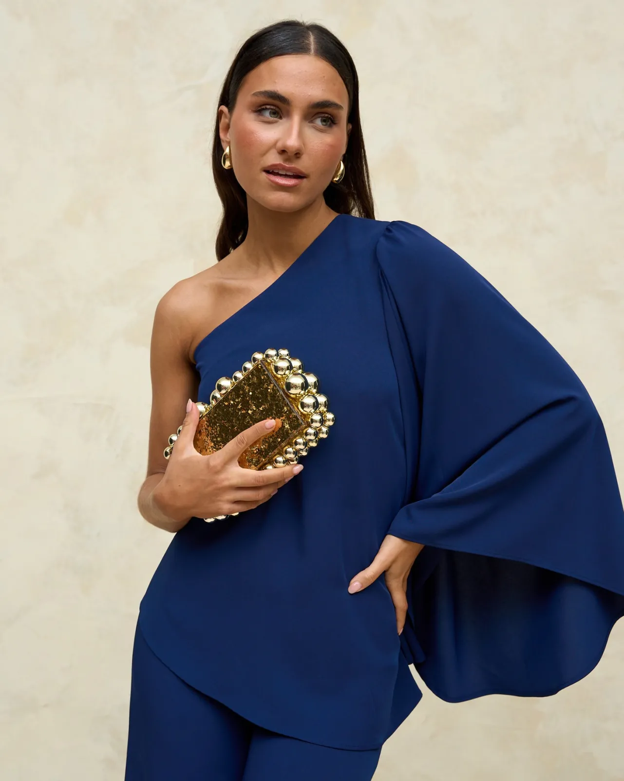 Shop Chemisier Triana bleu marine Remise Des Diplômes|Communions Ou Baptêmes