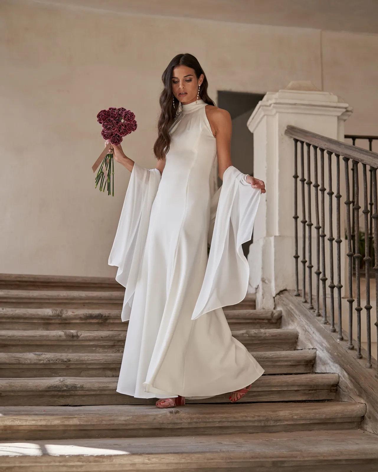 Store Châle de Gala Blanc Communions Ou Baptêmes|Mariée