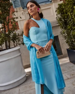 New Châle Gala Bleu Clair Outlet|Plus D'accessoires
