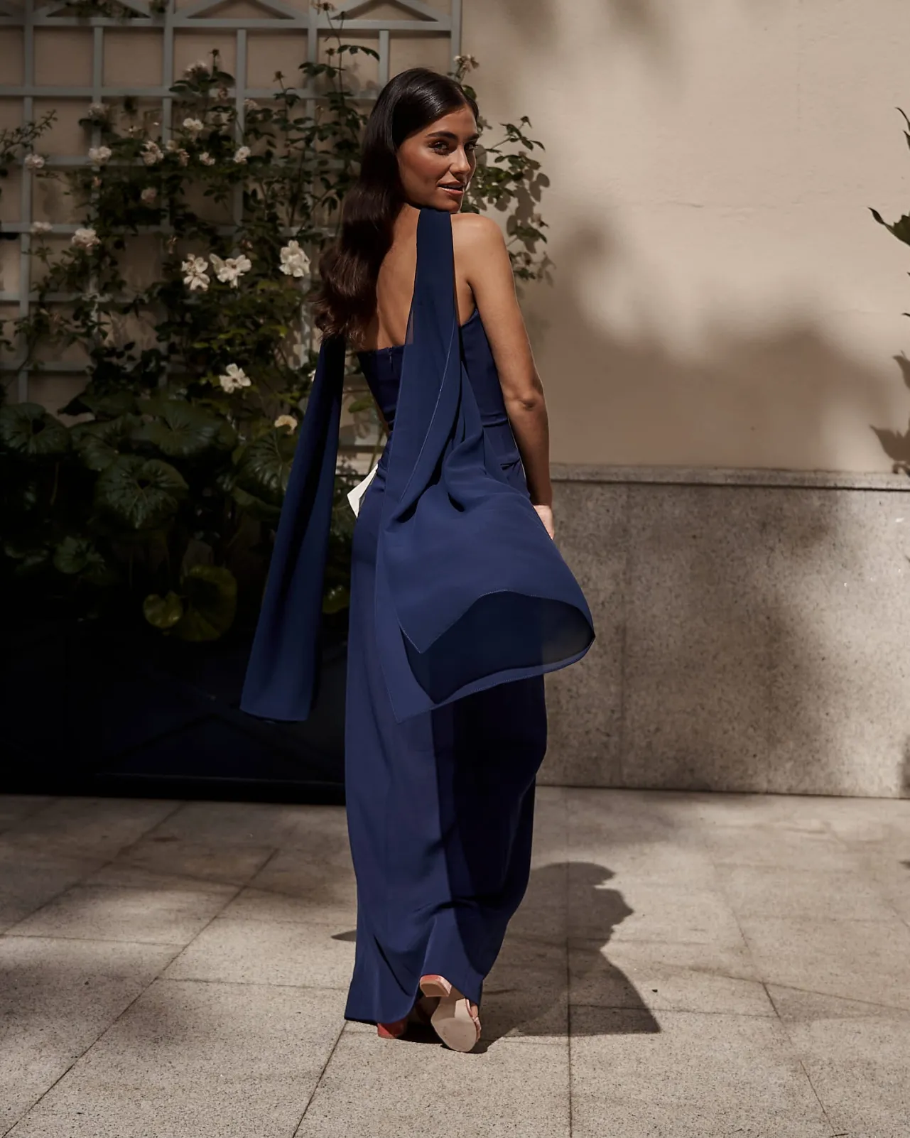 Cheap Châle Gala Bleu Marine Plus D'accessoires|Capes Et Châles