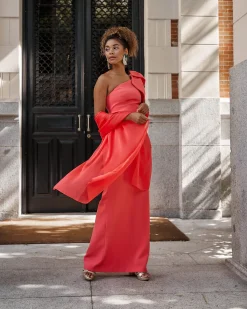 Hot Châle Gala Corail Outlet|Plus D'accessoires