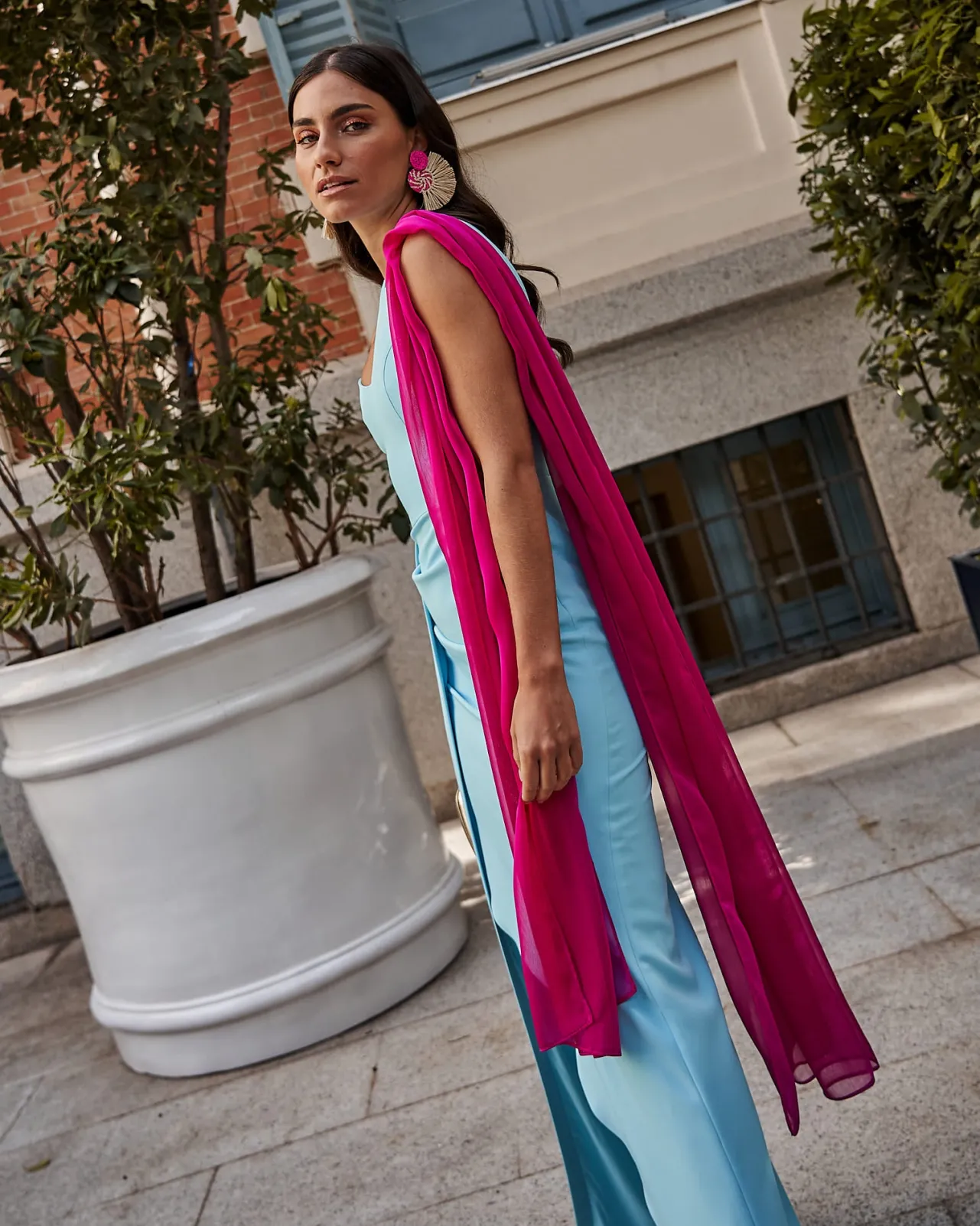 Fashion Châle Gala Magenta Plus D'accessoires|Capes Et Châles