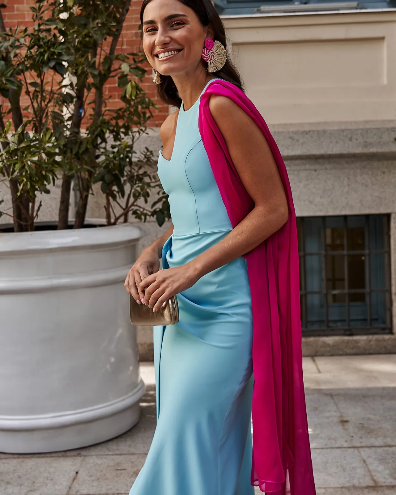 Fashion Châle Gala Magenta Plus D'accessoires|Capes Et Châles