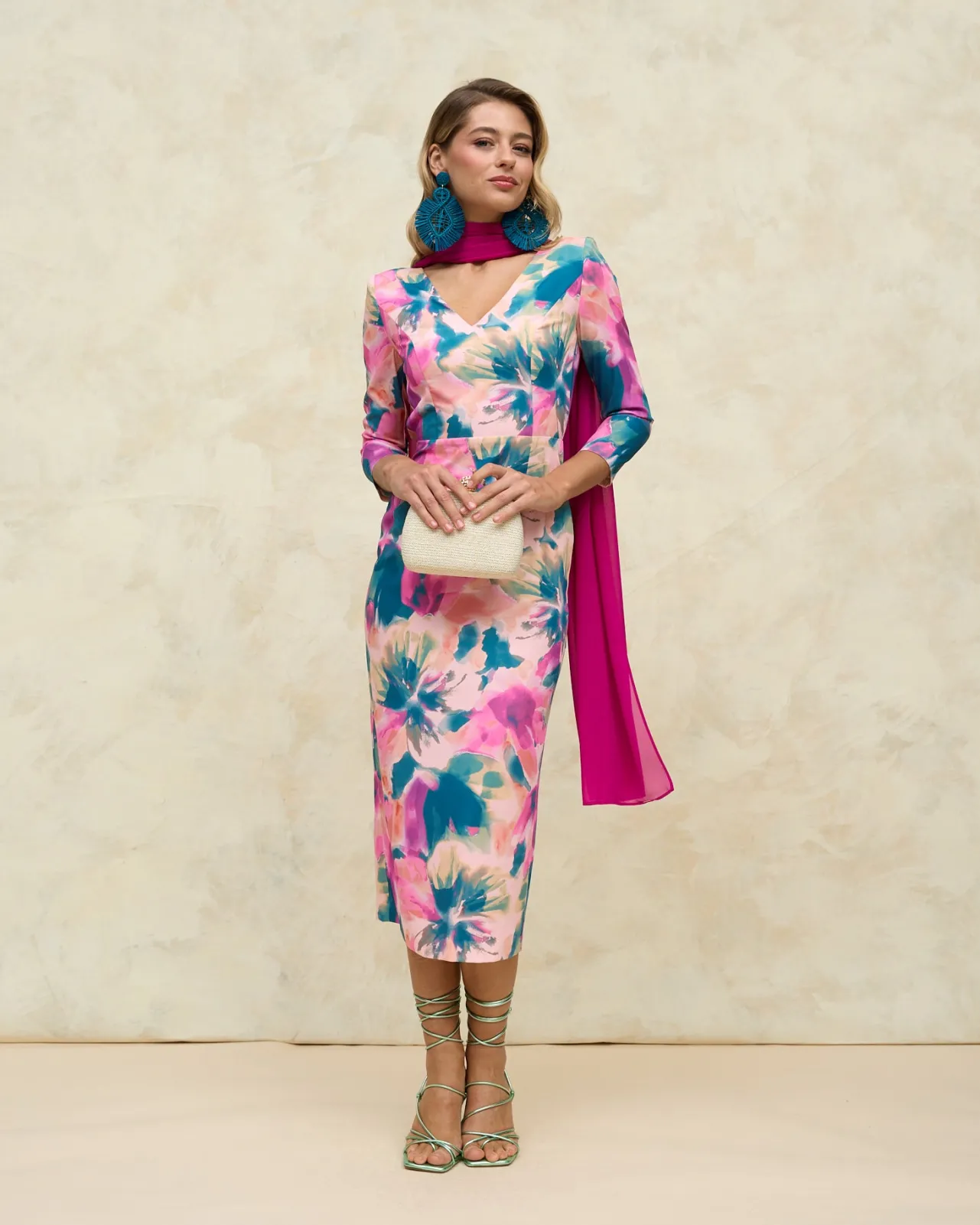 Fashion Châle Gala Magenta Plus D'accessoires|Capes Et Châles
