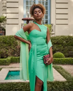 Cheap Châle Gala Vert Outlet|Plus D'accessoires