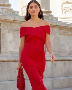 Store Daniela robe rouge Outlet|Robes