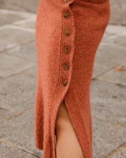 Sale Jupe en maille Annecy orange Outlet|Prêt-à-Porter
