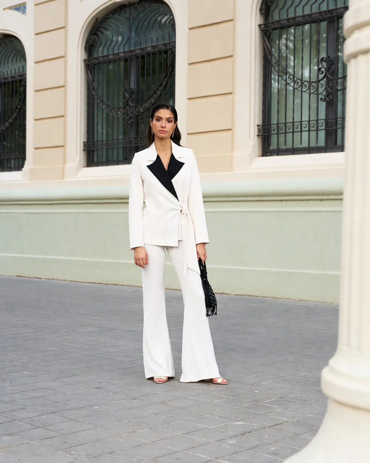 Store Pantalon blanc Serena Outlet|Pantalons Et Jupes