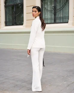 Store Pantalon blanc Serena Outlet|Pantalons Et Jupes