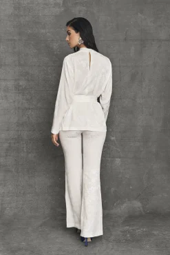 Best Sale Pantalon bootcut Chelsea Blanc Remise Des Diplômes|Communions Ou Baptêmes