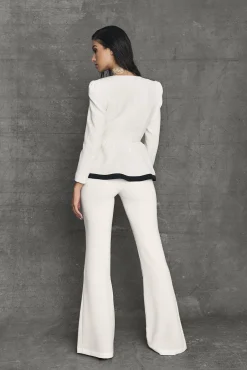 Cheap Pantalon Bristol Blanc Remise Des Diplômes|Communions Ou Baptêmes