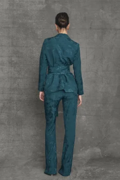 Best Sale Pantalon flare Chelsea Bleu Pétrole Remise Des Diplômes|Communions Ou Baptêmes