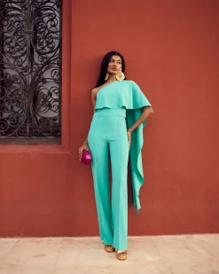 Online Pantalon Thai Vert Tiffany Invité Mariage|Pantalons Et Jupes