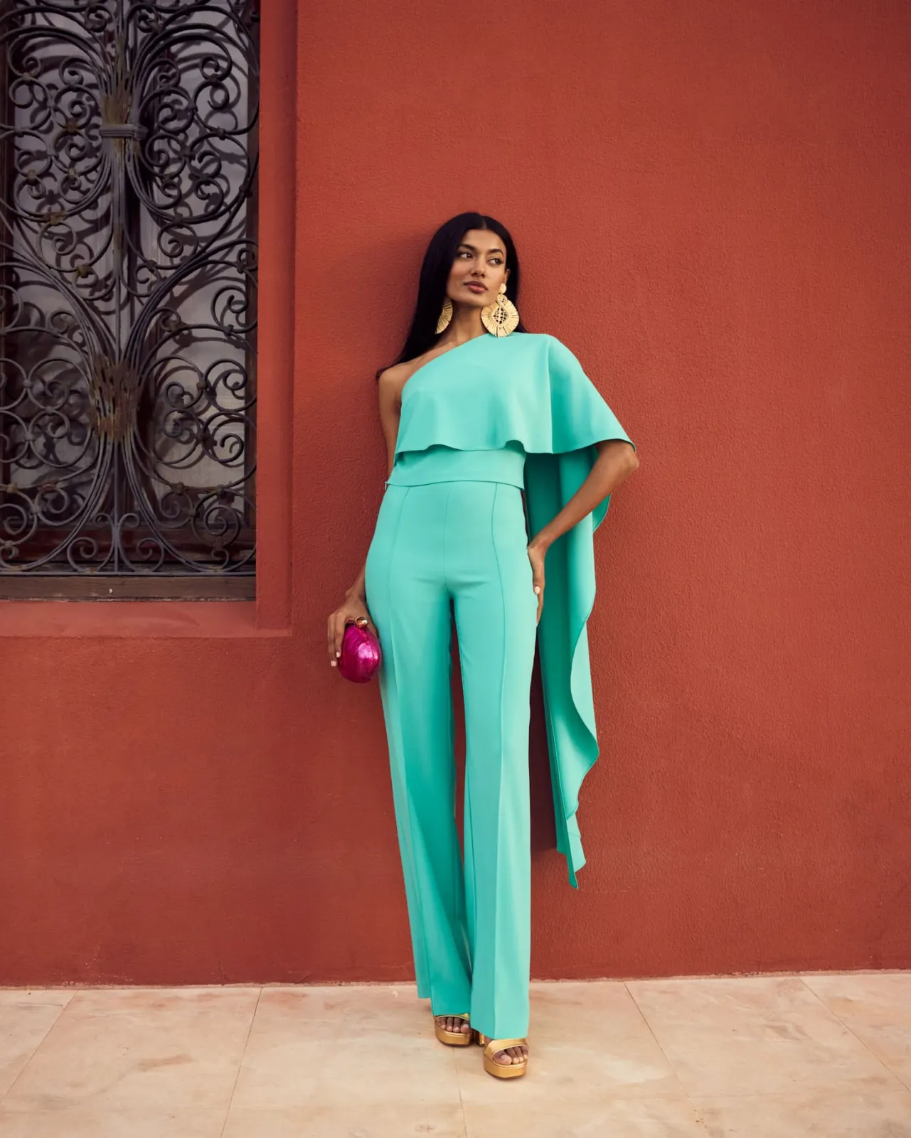 Online Pantalon Thai Vert Tiffany Invité Mariage|Pantalons Et Jupes