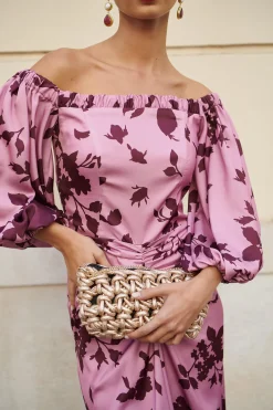 Sale Pochette Bliss Dorée Soirée|Sacs à Main