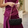 Cheap Pochette Bliss Noire Soirée|Sacs à Main