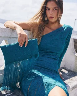Best Sale Pochette Xulia turquoise Remise Des Diplômes|Sacs à Main