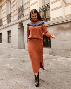 Best Sale Pull maille orange Annecy Outlet|Prêt-à-Porter