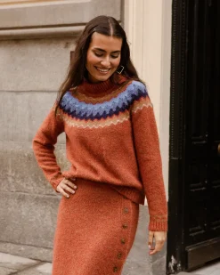Best Sale Pull maille orange Annecy Outlet|Prêt-à-Porter