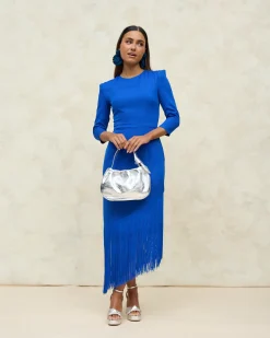 Clearance Robe Asymétrique Antonia Bleu Électrique Remise Des Diplômes|Communions Ou Baptêmes