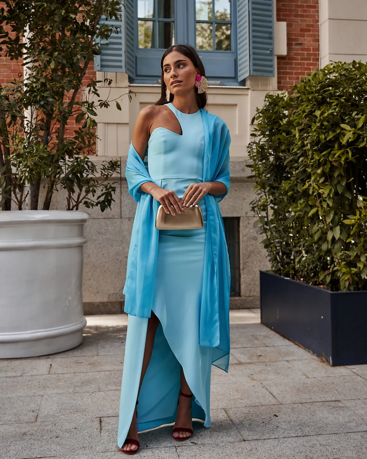 Cheap Robe Corina Bleue Invité Mariage|Robes