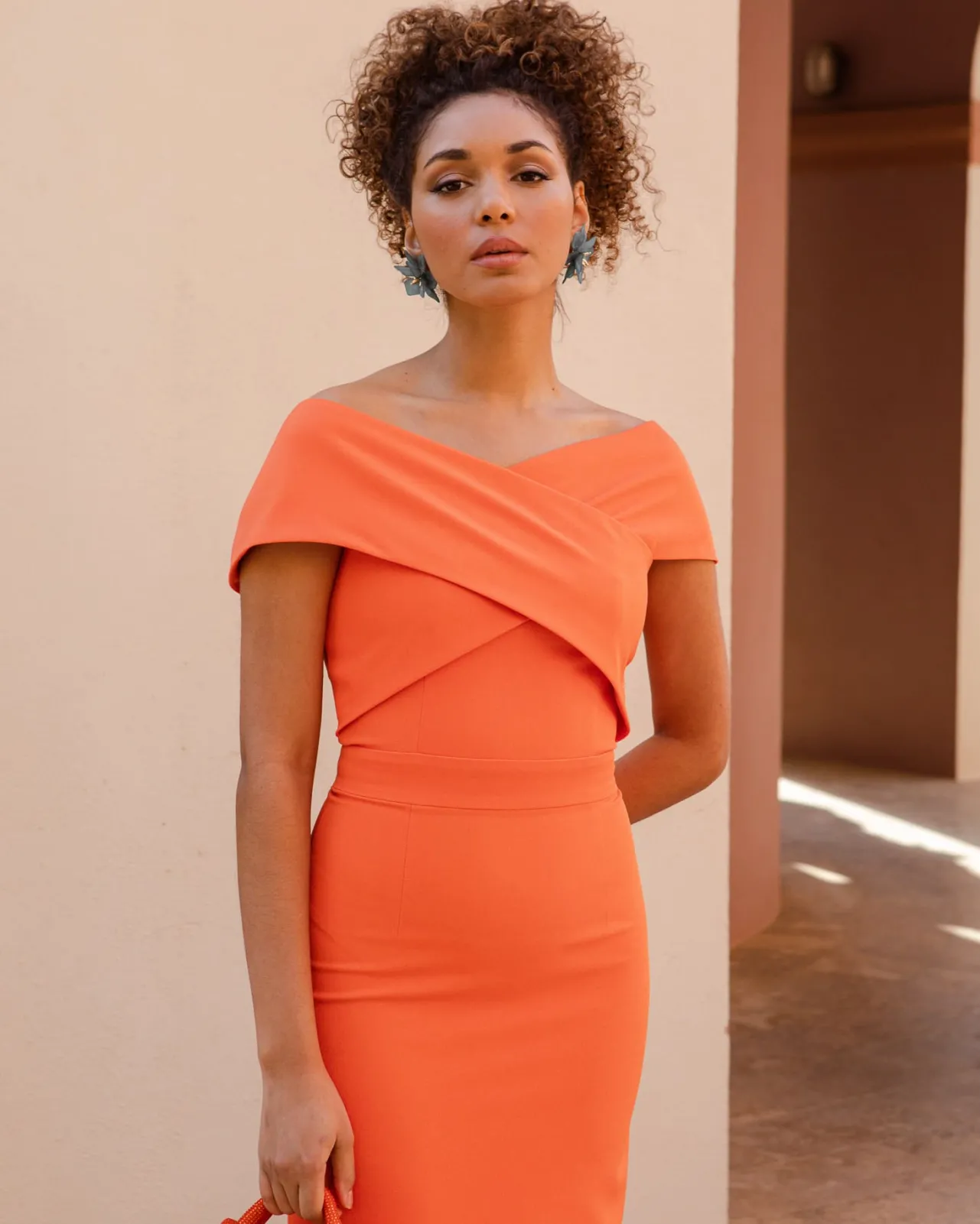 Best Robe Daniela Orange Outlet|Remise Des Diplômes