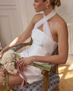 Clearance Robe de Mariée Courte Olivia MariÉe|Mariée