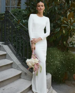 Shop Robe de Mariée Longue Alba MariÉe|Mariée